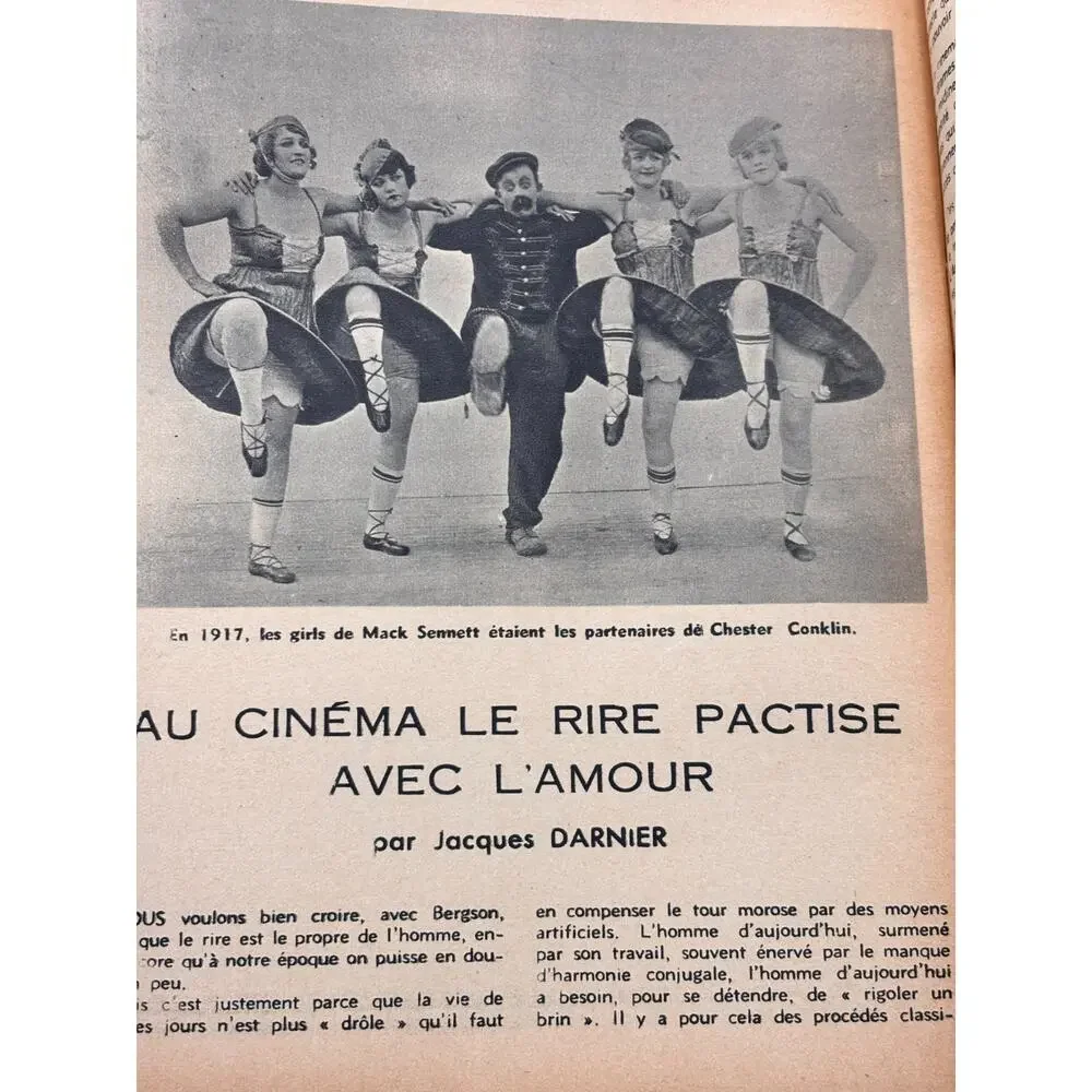 Enquetes Cinema et Sexualite Vintage French Magazine 1950s Martine Carol Pin Up